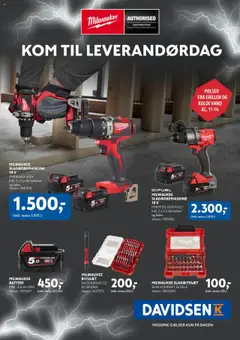 Eksempel på tilbudsavis Davidsen - Milwaukee Event fra butik Davidsen gyldig fra 21.08.2025