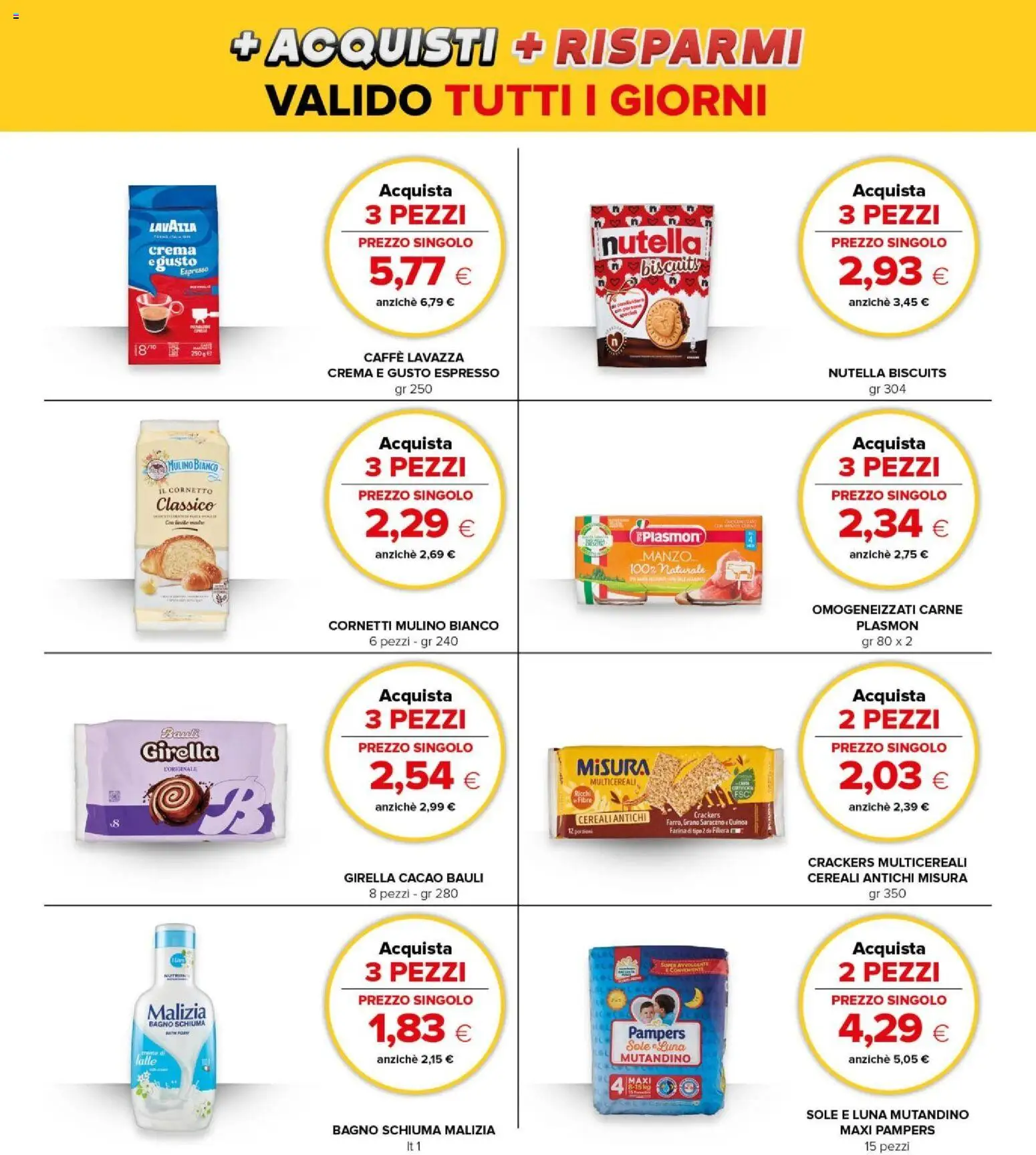 Volantino Oasi del 23.04.2026 | Pagina: 29 | Prodotti: Farina, Crackers, Lavazza, Quinoa