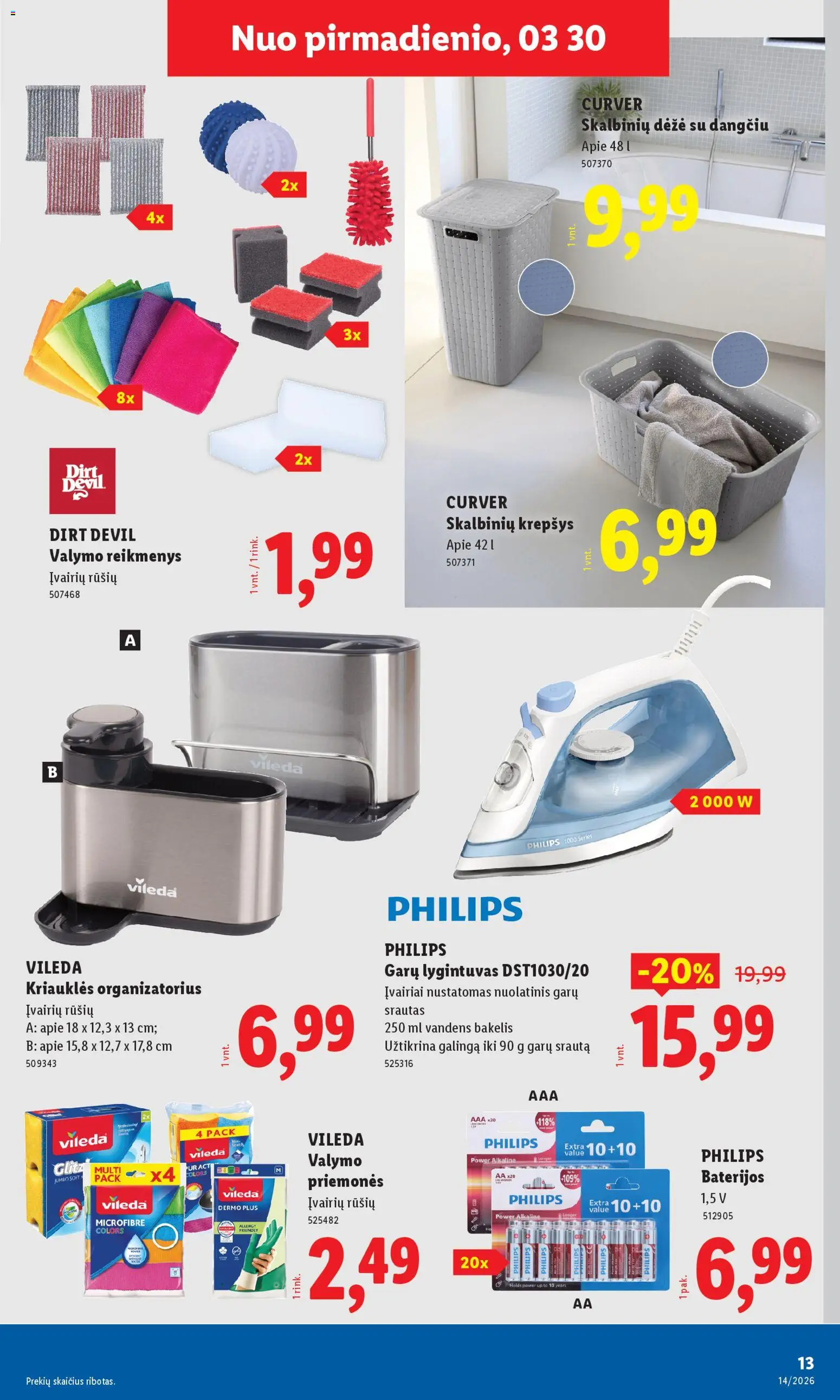 LIDL akcijos nuo 30.03.2026 | Puslapis: 13