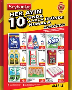 10.10.2025 tarihinden itibaren geçerli olan Seyhanlar Market kataloğu önizlemesi