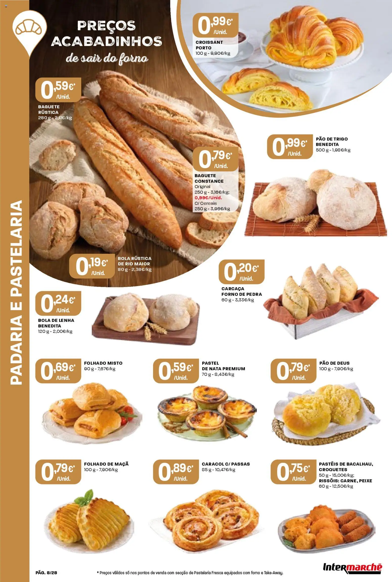 Intermarché Folheto Contact │ válido de 16.04.2026 | Página: 8 | Produtos: Padaria, Maça, Peixe, Cereais