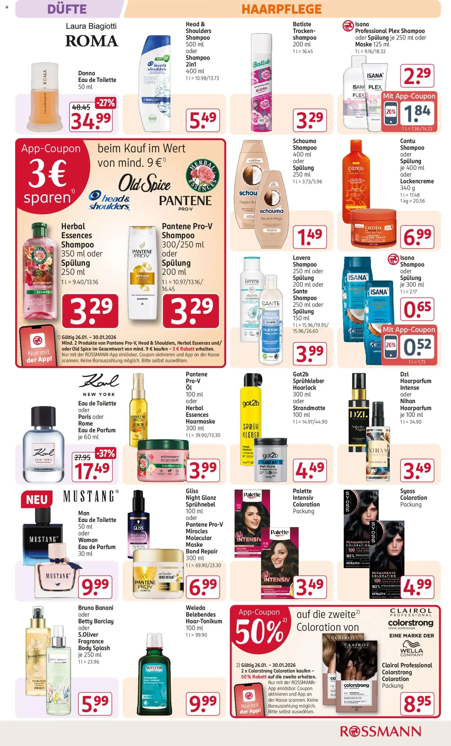 Rossmann Prospekt 	 – gültig ab 26.01.2026 | Seite: 5 | Produkte: Head & shoulders, Shampoo, Haarmaske, Blush