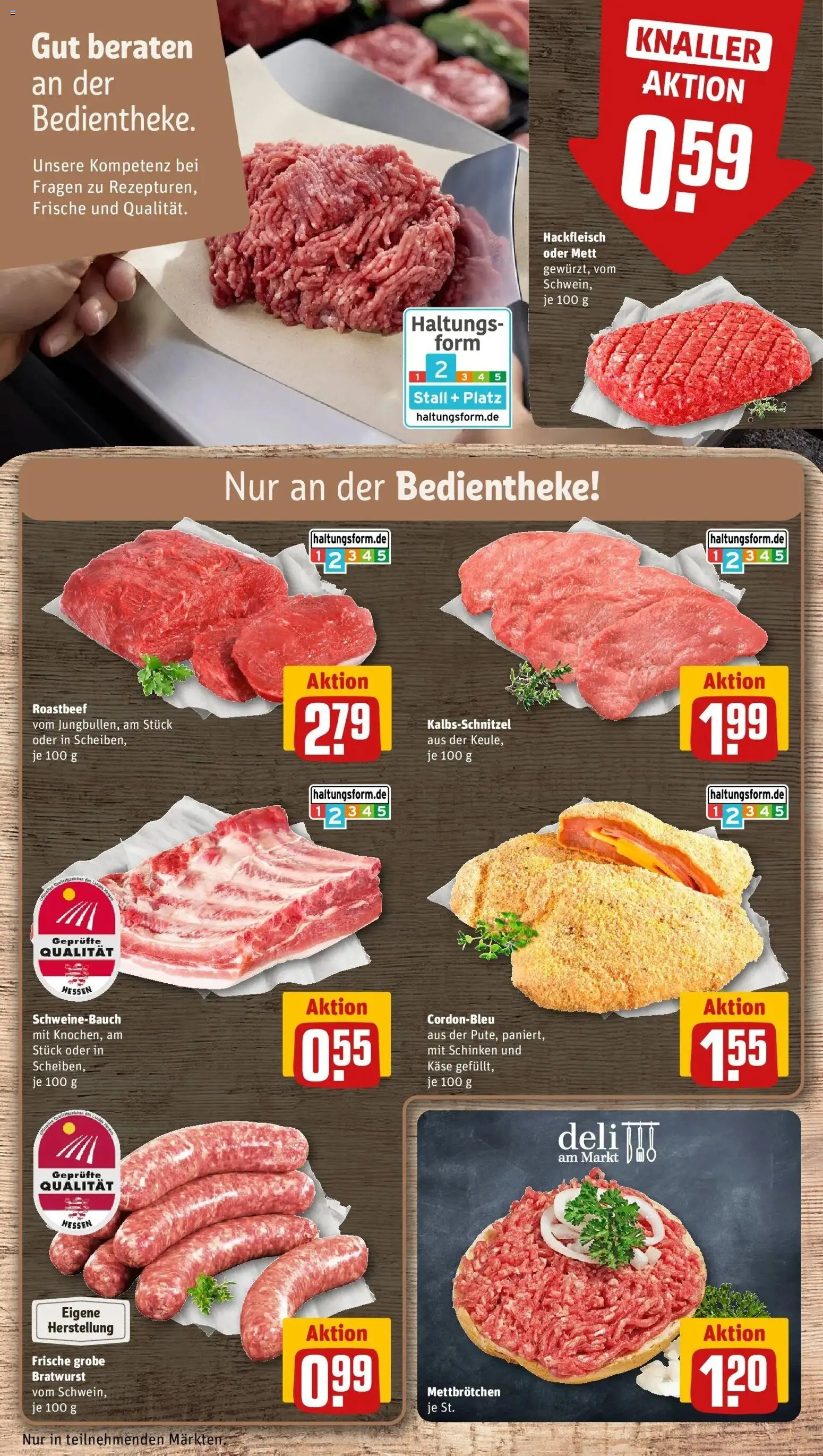 Rewe prospekt Kassel / Nord-Holland	 – gültig ab 22.02.2026 | Seite: 10 | Produkte: Käse, Schweinebauch, Bratwurst, Schinken