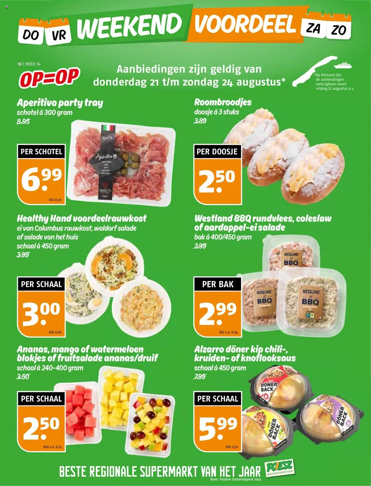  | Pagina: 16 | Producten: Schaal, Kip, Watermeloen, Mango