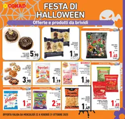 Anteprima del volantino BISCOTTI HALLOWEEN SELEZIONE FORNO, vari tipi un esempio: gufo 200 g valido a partire dal 22.10.2025 | Pagina: 15
