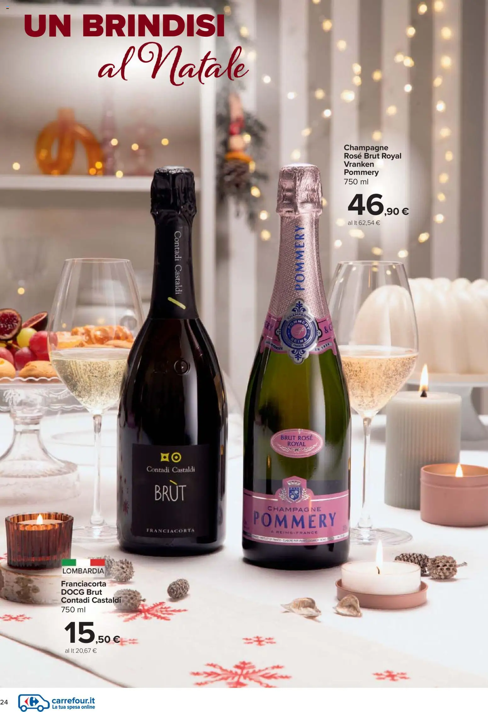 Volantino Carrefour del 27.11.2025 | Pagina: 24 | Prodotti: Champagne