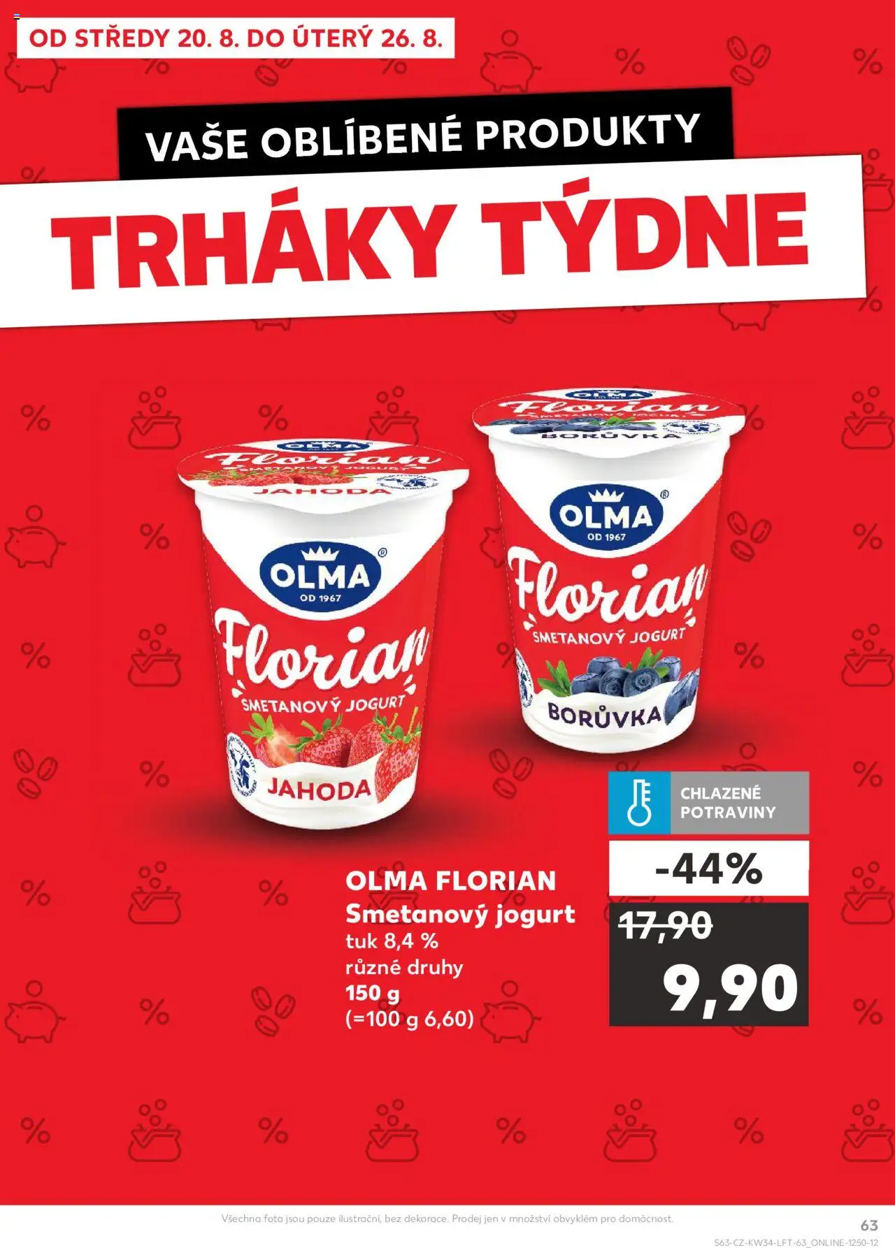 Kaufland leták - Brno od 20.08.2025 | Strana: 63 | Produkty: Smetanový jogurt, Jogurt, Potraviny