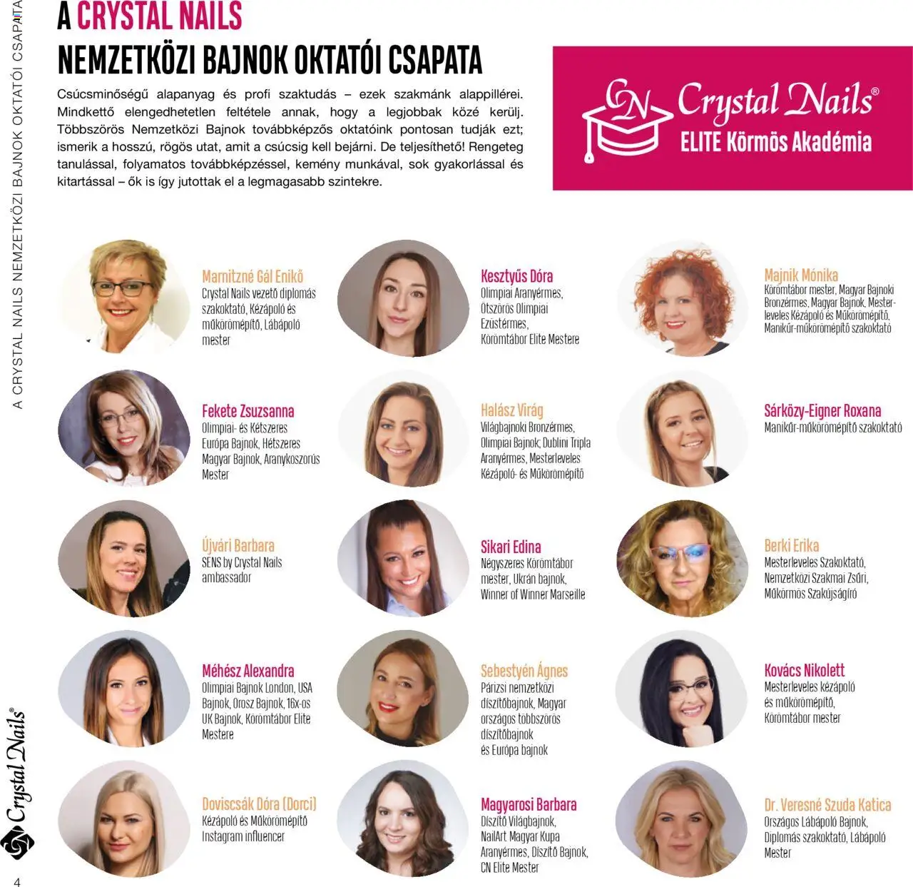 Crystal Nails akciós ujság - amely érvényes a következő dátumtól: 01.01.2024 | Oldal: 4 | Termékek: Virag, Párizsi