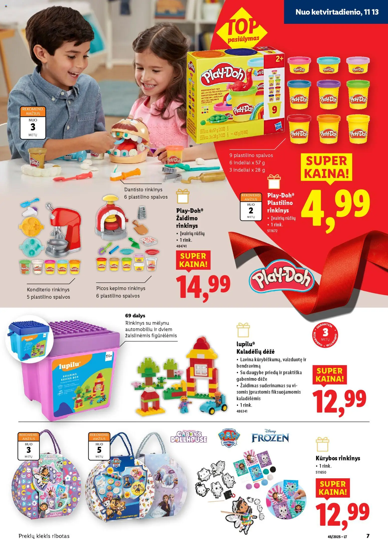 LIDL akcijos nuo 13.11.2025 | Puslapis: 7 | Prekių: Žaidimas, Dėžė