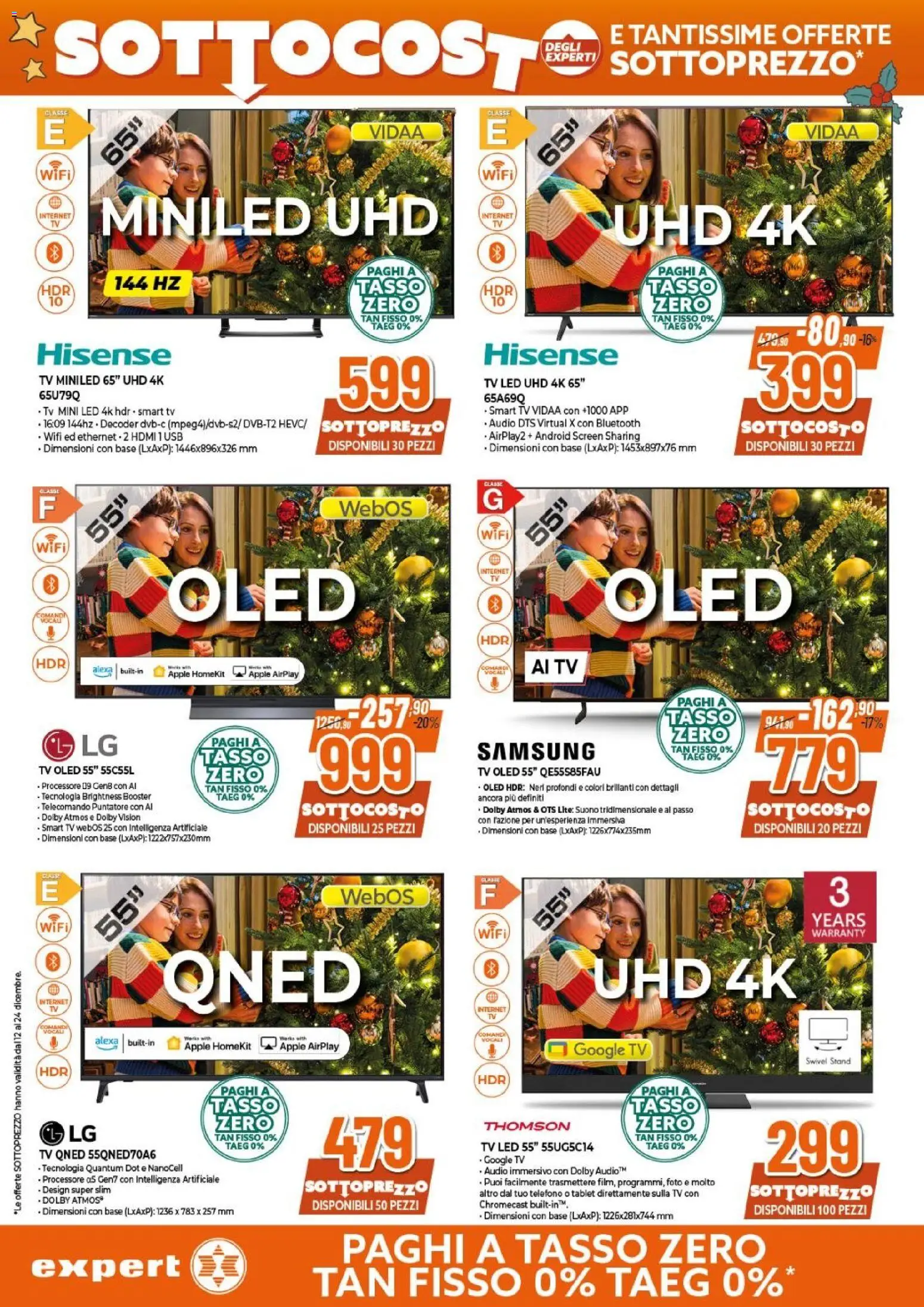 Volantino Expert del 12.12.2025 | Pagina: 12 | Prodotti: Telefono, Tablet, Audio, Samsung