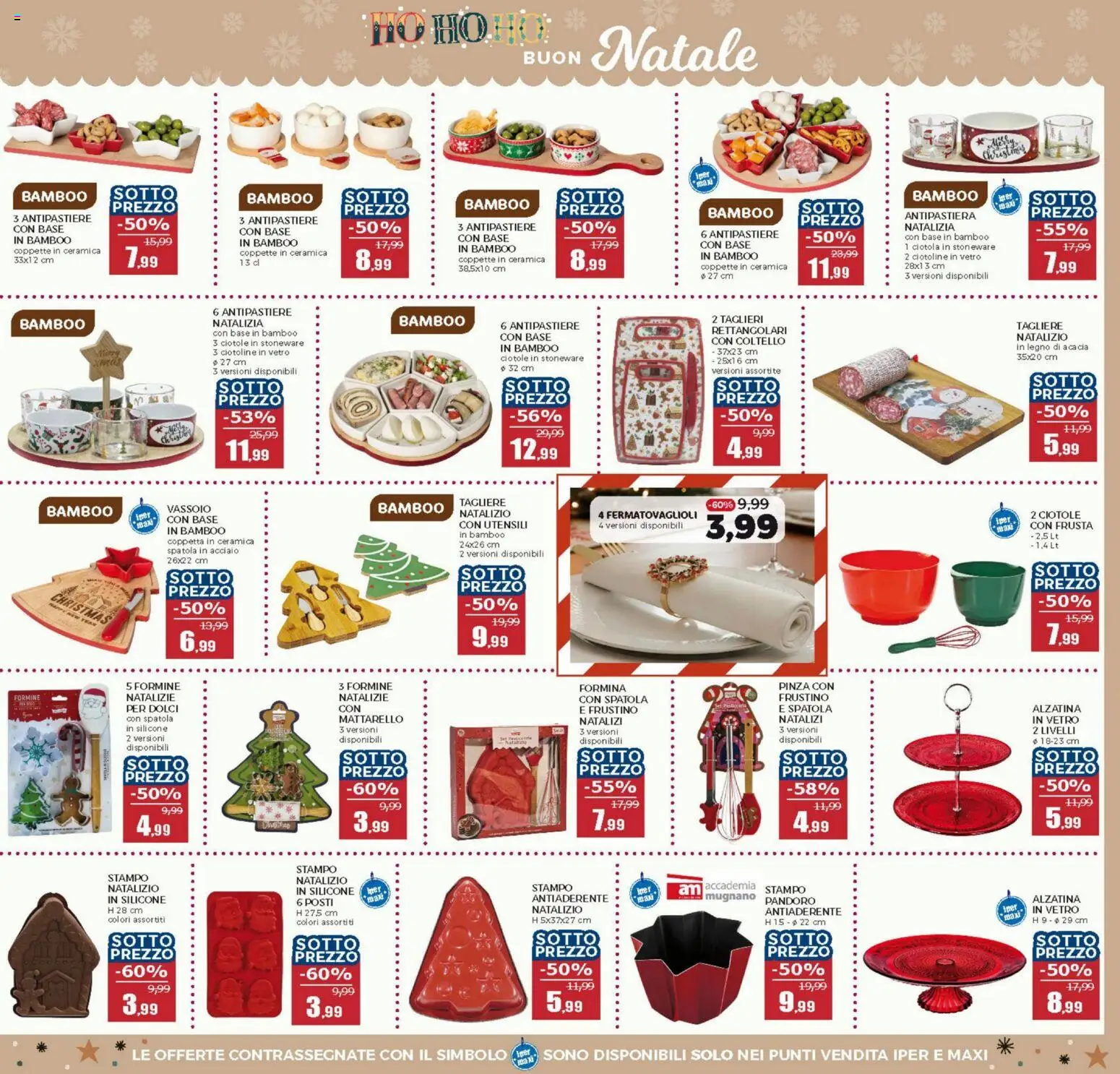 Volantino Happy Casa del 15.11.2025 | Pagina: 33 | Prodotti: Tagliere, Spatola, Silicone, Ciotola