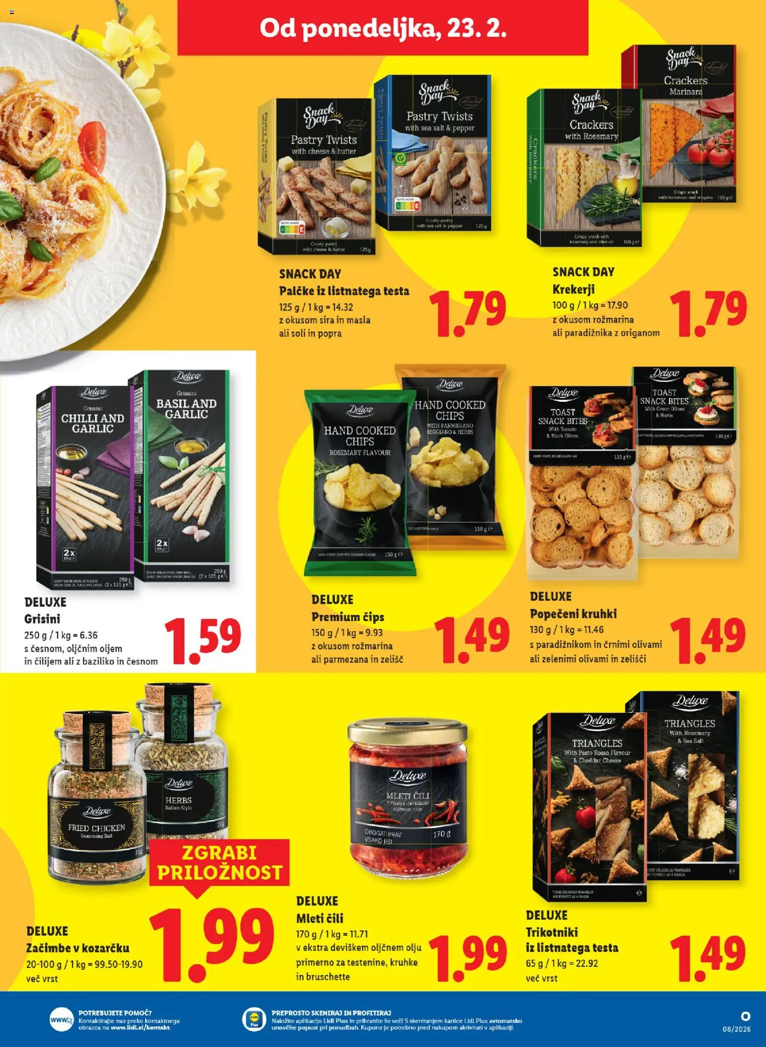 Novi Lidl katalog ponudbe – veljaven od 19.02.2026 | Stran: 57 | Izdelki: Pesto, Olive, Zacimbe, Cili