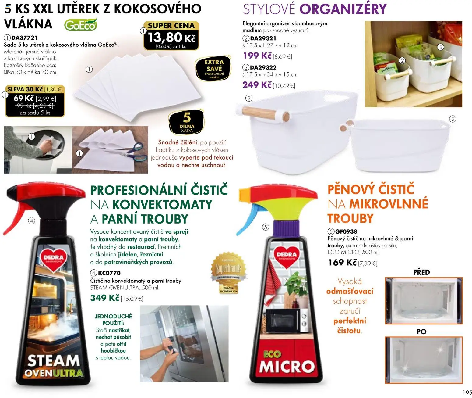 Nové Dedra akcie – leták je platný od 24.04.2026 | Strana: 95 | Produkty: Organizér