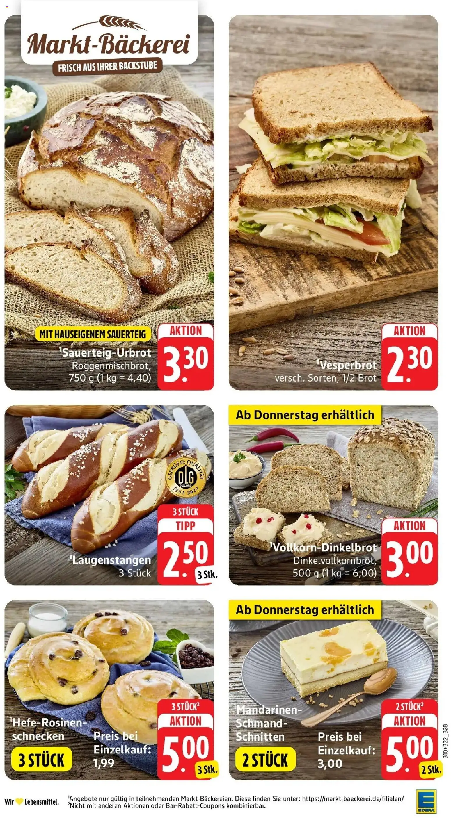 Edeka prospekt Weinstadt-Großheppach	 – gültig ab 16.03.2026 | Seite: 24 | Produkte: Mandarinen, Brot