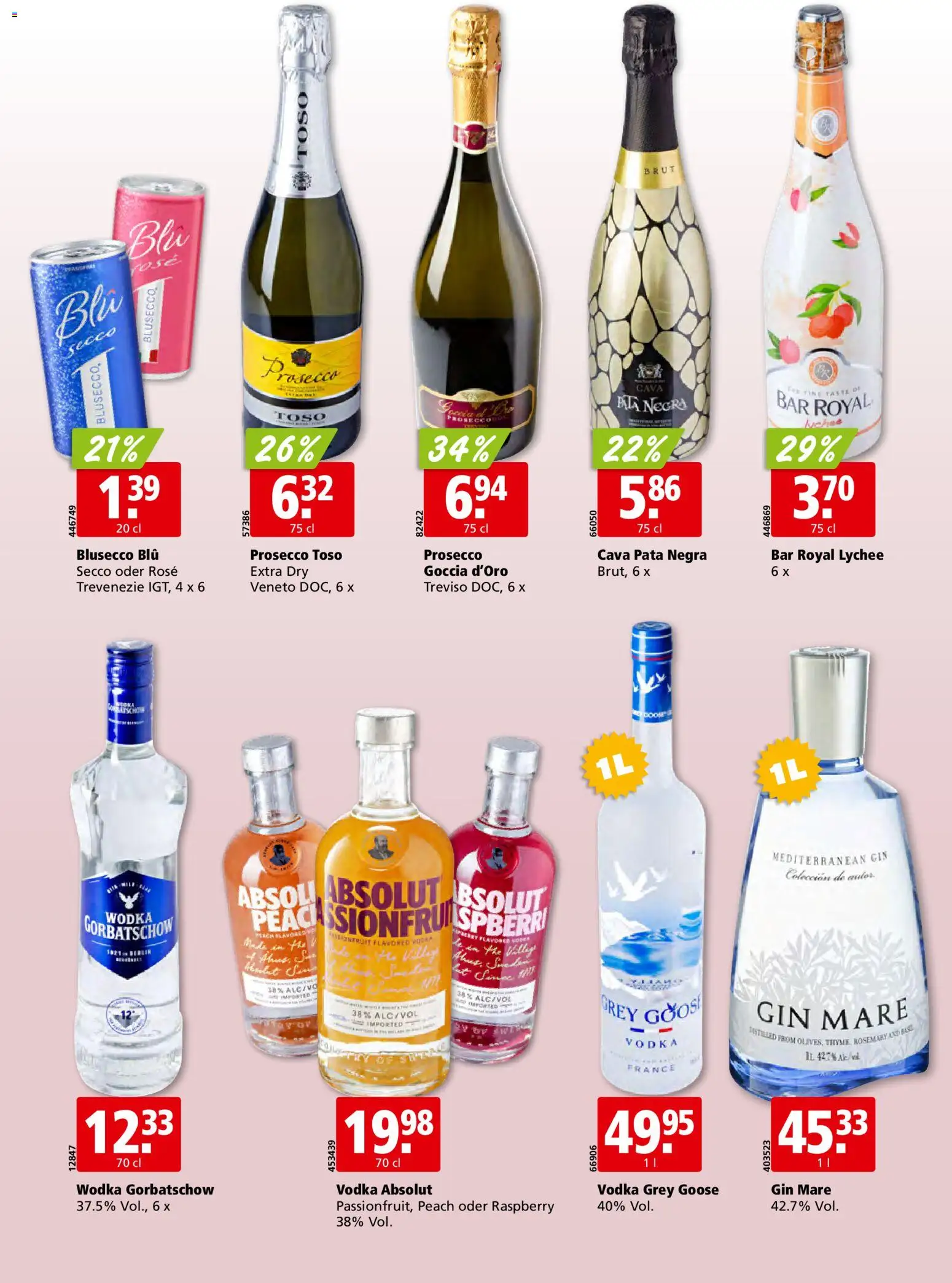 Aligro aktionen Schlieren, Gossau SG, Frauenfeld, Rapperswil-Jona, Sargans, Bern, Brüttisellen, Pratteln, Emmen, Spreitenbach – gültig ab 13.04.2026 | Seite: 26 | Produkte: Gin, Wodka