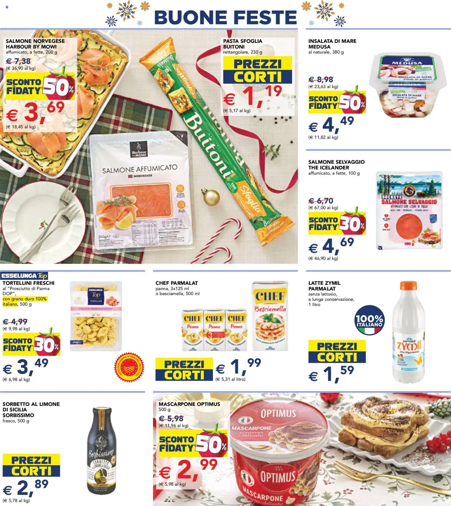 Volantino Esselunga S del 11.12.2025 | Pagina: 9 | Prodotti: Prosciutto di Parma, Limone, Prosciutto, The