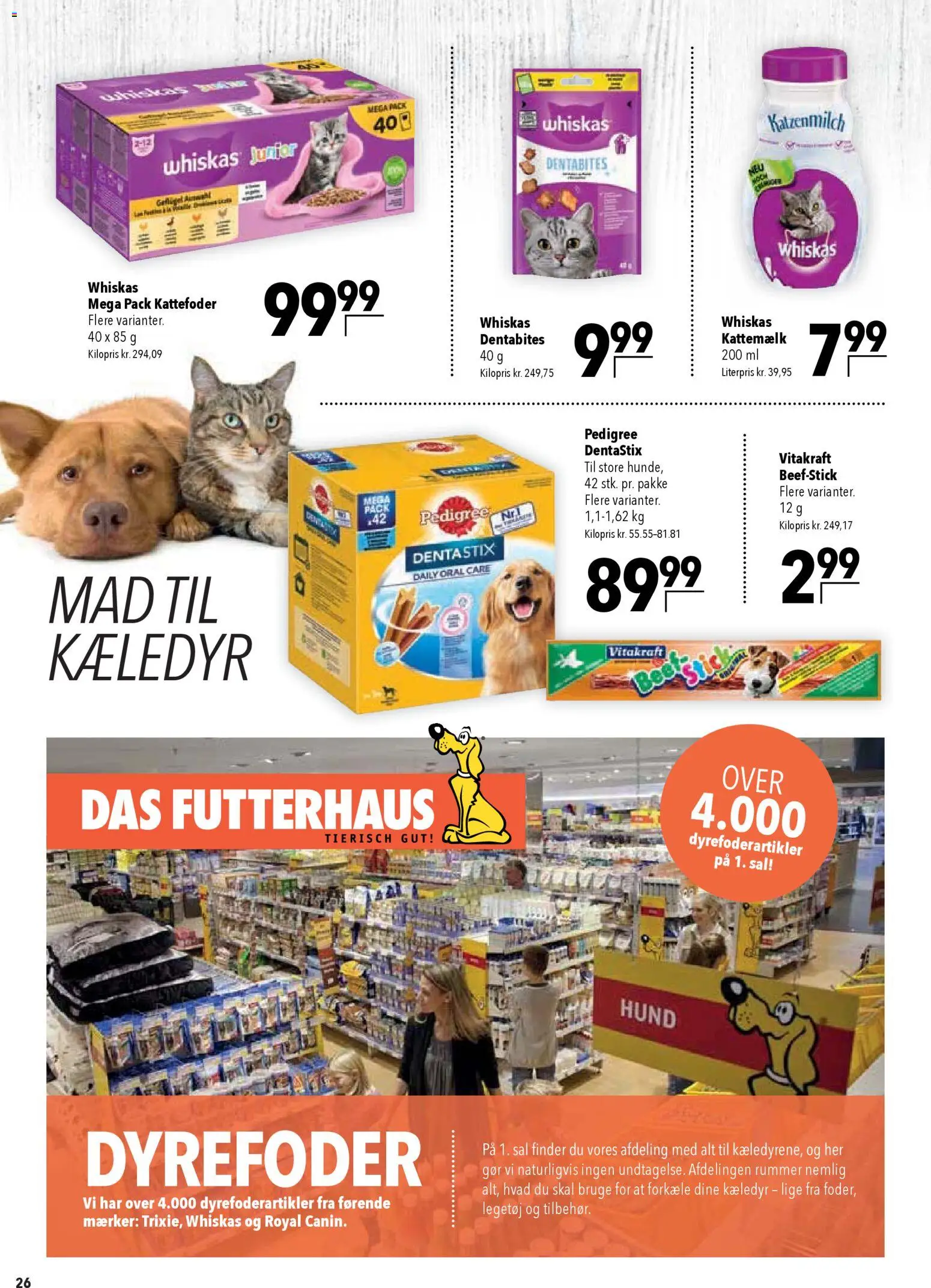 CITTI Markt Dänemark-Werbung – gültig ab 25.03.2026 | Seite: 26 | Produkte: Pedigree, Whiskas