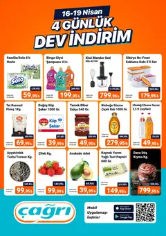 16.04.2026 tarihinden itibaren geçerli olan Çağrı Market kataloğu önizlemesi