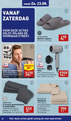  | Pagina: 36 | Producten: Ostyalap, Handdoeken, Föhn, Handdoek