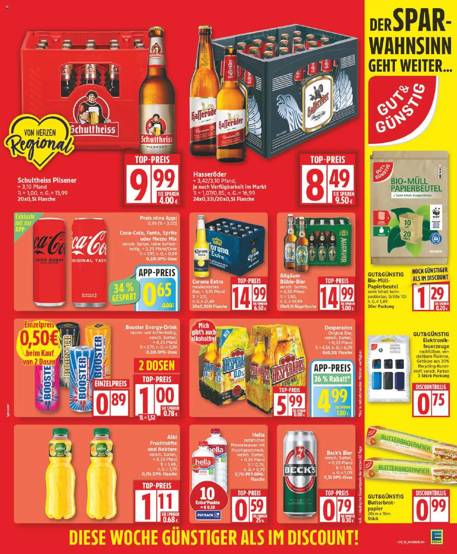 Edeka Prospekt 	 – gültig ab 23.02.2026 | Seite: 13 | Produkte: Energy, Bier, Hella, Desperados