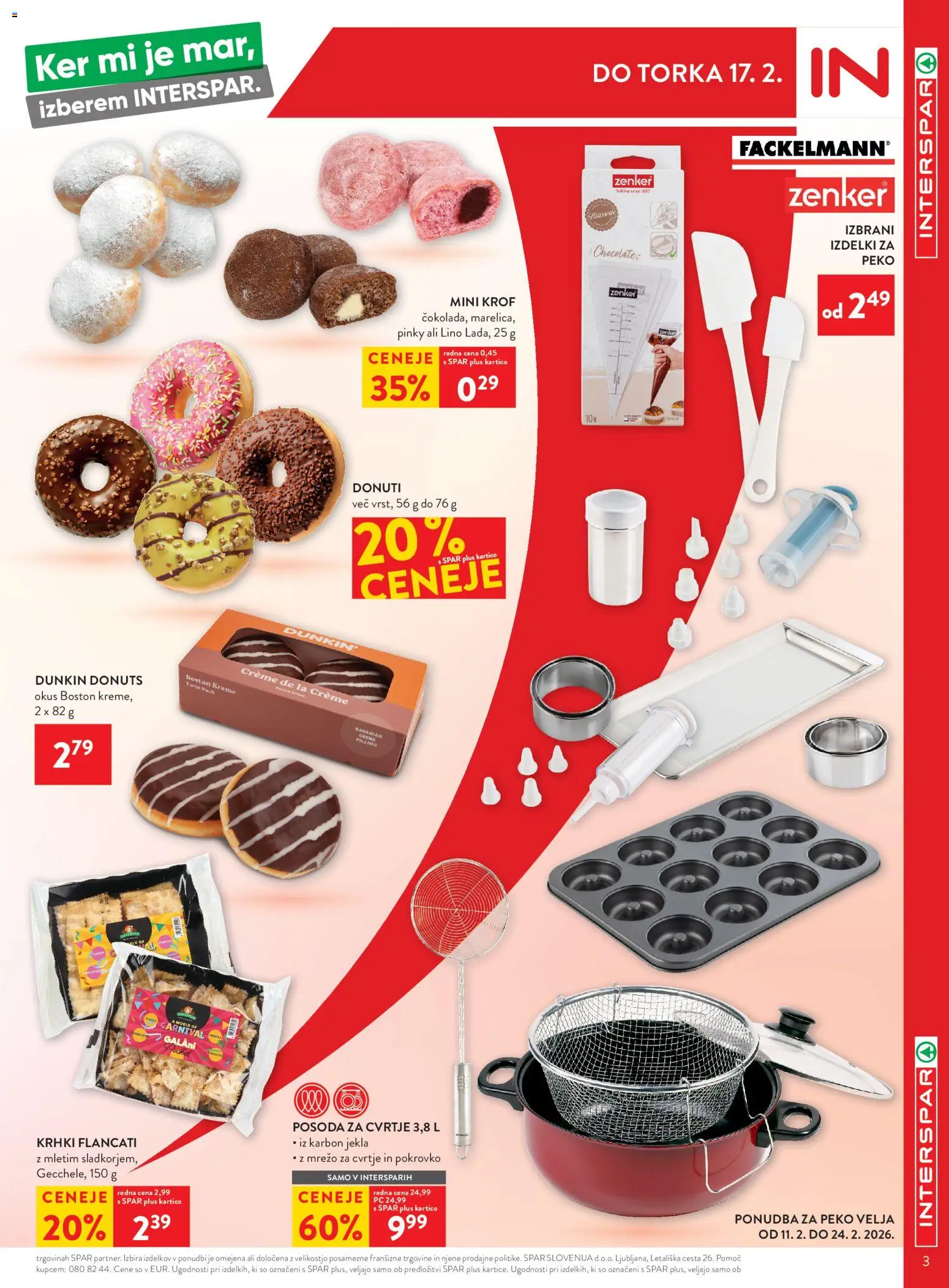 Novi Spar katalog ponudbe – veljaven od 11.02.2026 | Stran: 3