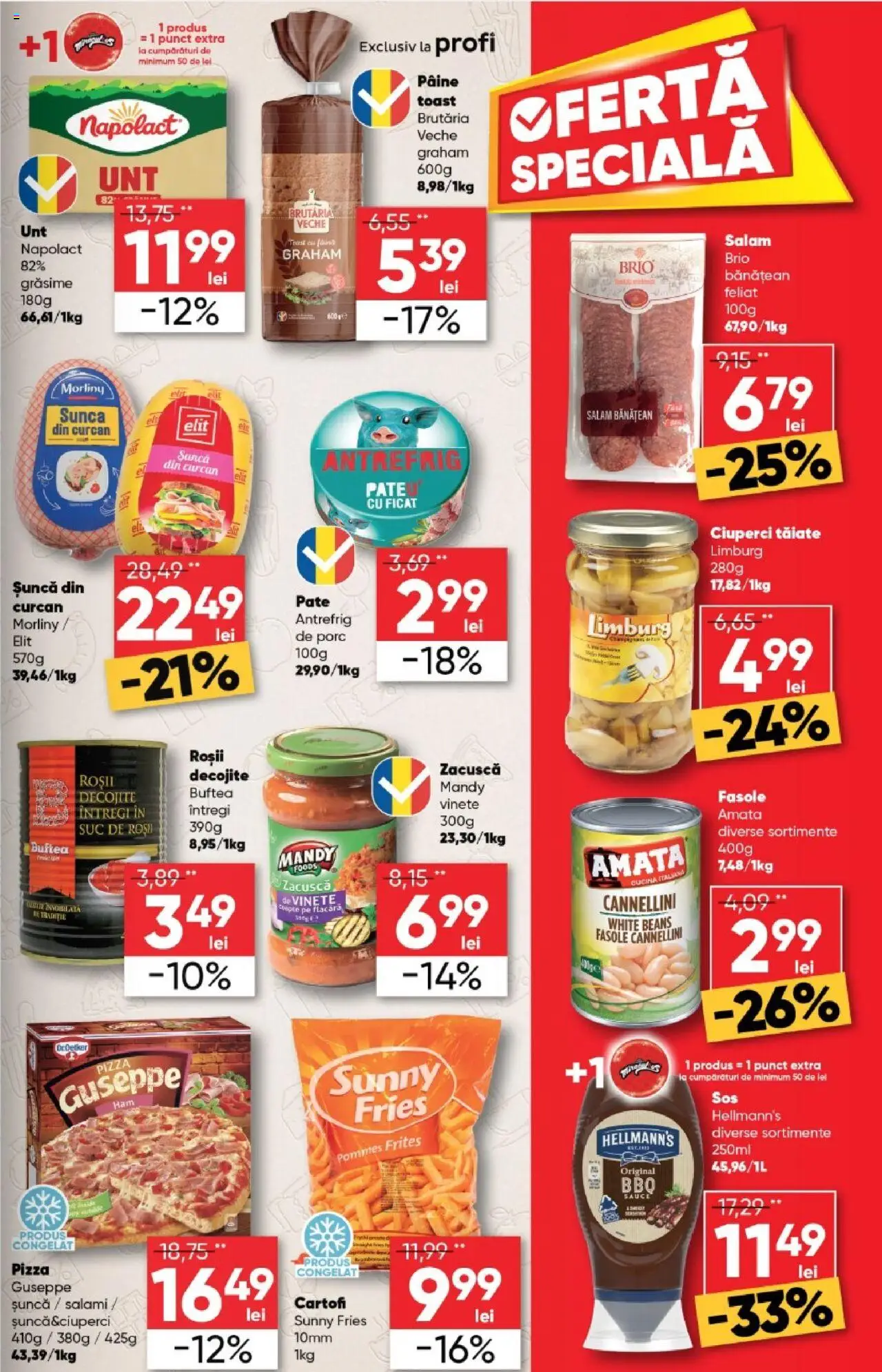 Catalog Profi Loco – valabil de la 20.08.2025 | Pagină: 7 | Produse: Pâine, Salam, Suc, Roșii