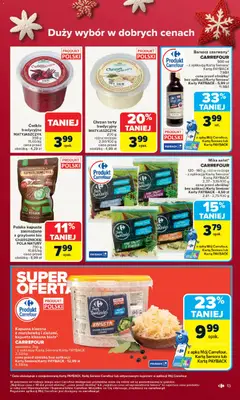 Pogląd oferty "Carrefour Gazetka" - ważna od 15.12.2025 | Strona: 17 | Produkty: Barszcz, Kapusta, Karta, Kapusta kiszona