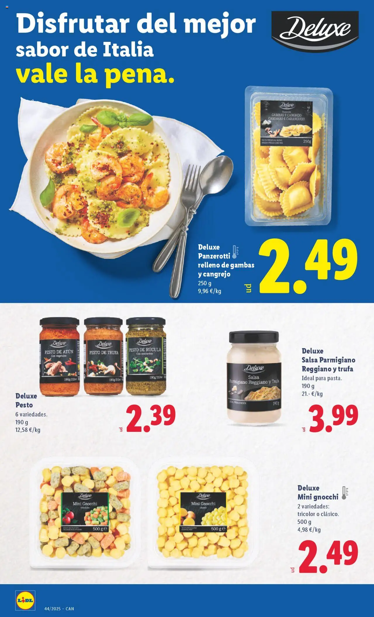 Lidl - Canarias │ válido desde el 27.10.2025 | Página: 22 | Productos: Pasta