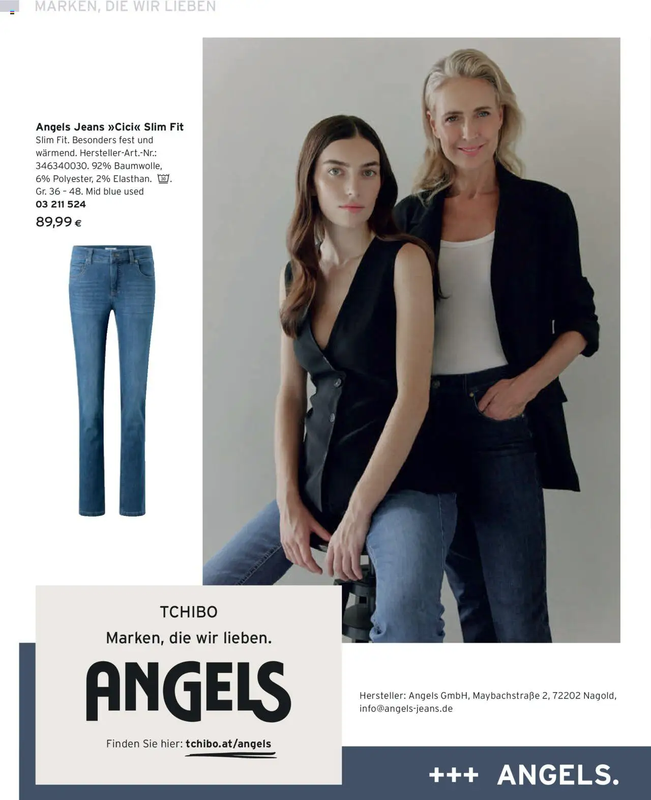 Tchibo Eduscho Katalog Herbst 2025 gültig ab 12.09.2024 | Seite: 100 | Produkte: Jeans