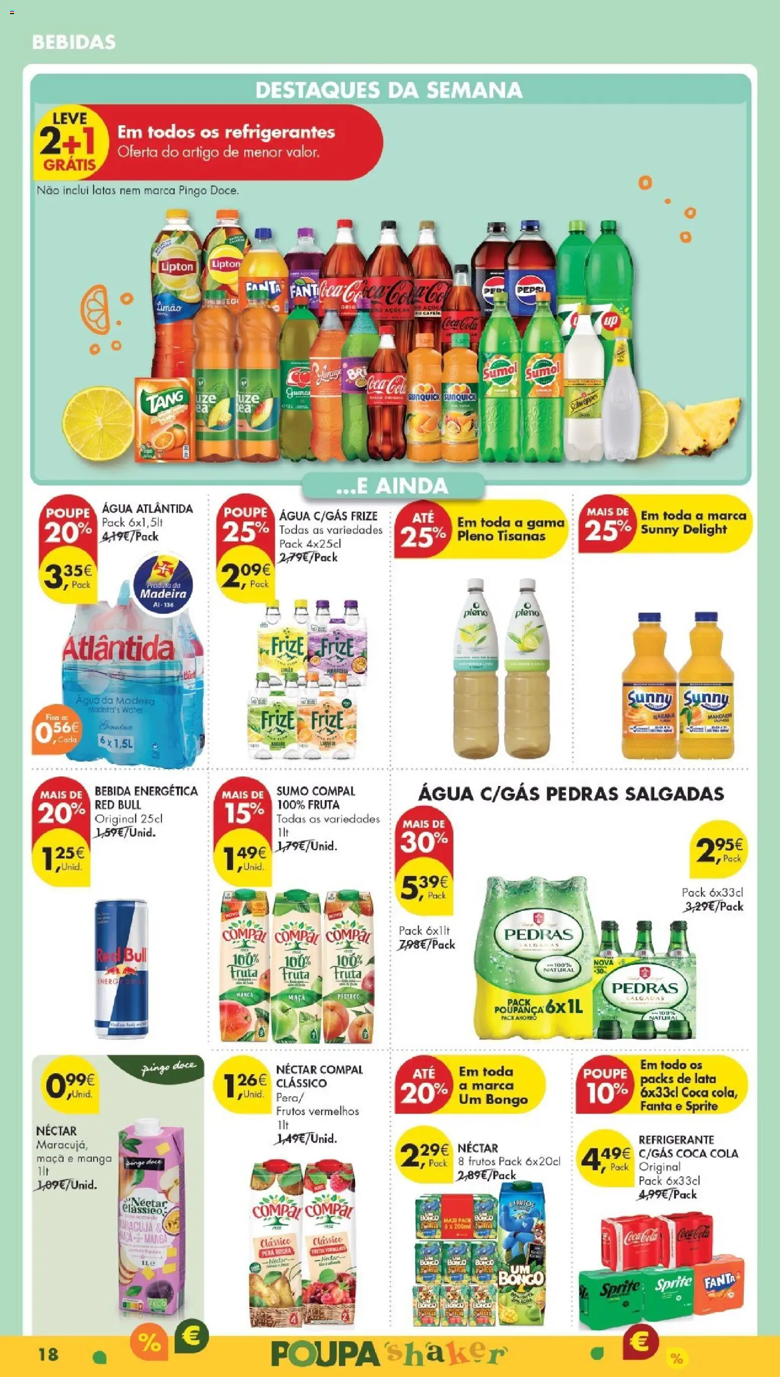 Pingo Doce Poupe Esta Semana Madeira │ válido de 20.01.2026 | Página: 18 | Produtos: Maça, Sumo, Truta, Bebida