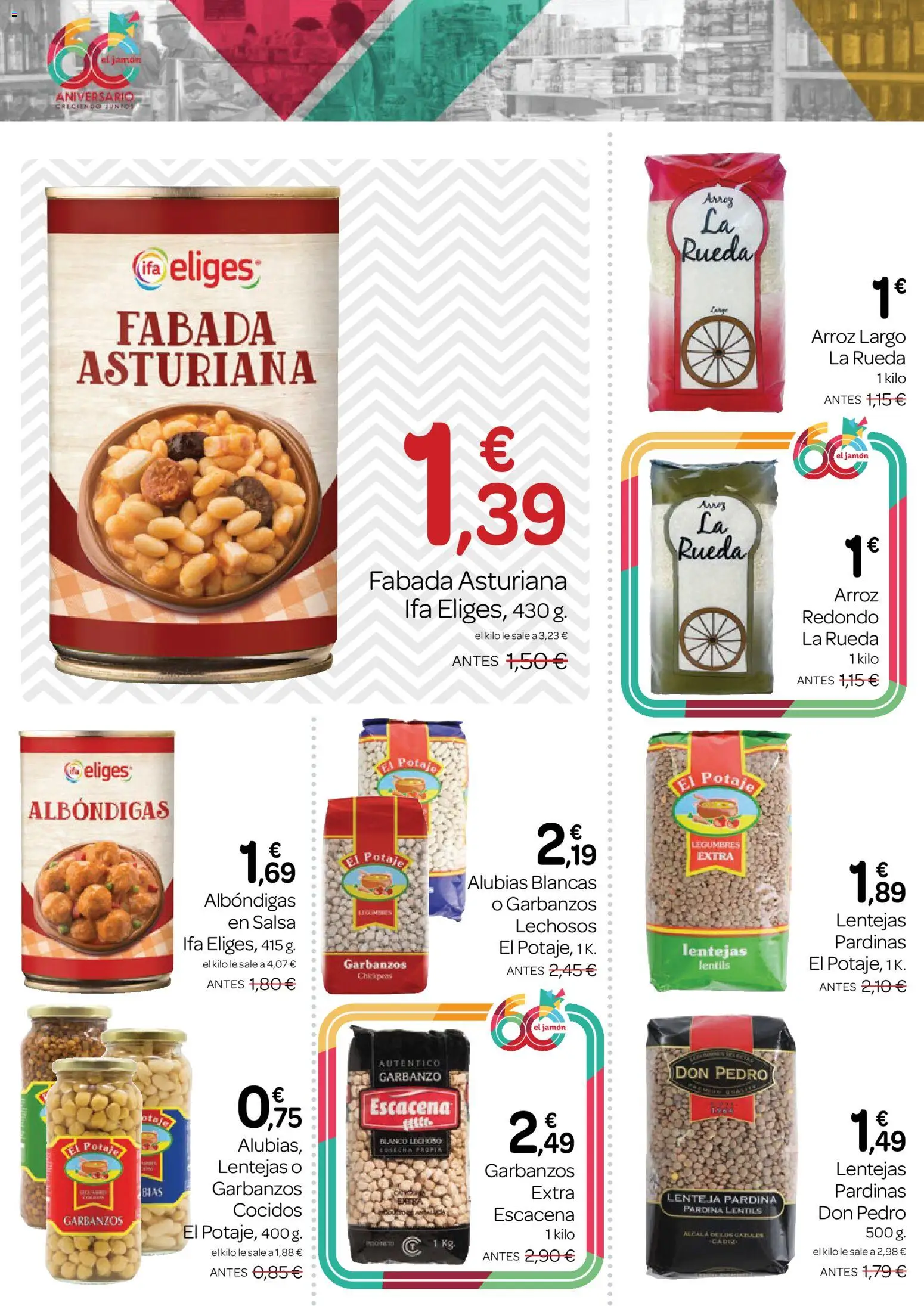 Supermercados El Jamón folleto │ válido desde el 26.03.2026 | Página: 6 | Productos: Arroz