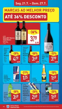 Aldi folheto │ válido de 21.07.2025 | Página: 10 | Produtos: Porta, Cerveja, Creme, Vinho tinto