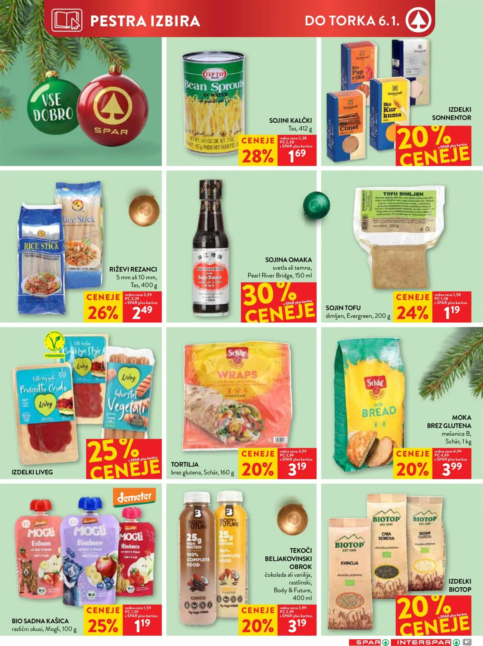 Novi Spar katalog ponudbe – veljaven od 27.12.2025 | Stran: 14 | Izdelki: Rezanci, Moka, Cokolada, Omaka