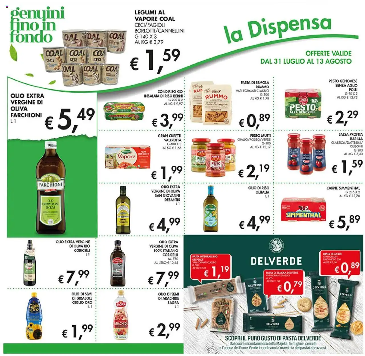 Volantino Coal del 31.07.2025 | Pagina: 22 | Prodotti: Riso, Insalata, Aglio, Pasta