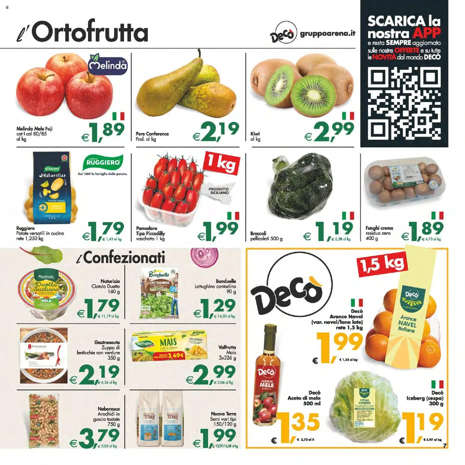 Volantino Decò del 24.02.2026 | Pagina: 8 | Prodotti: Crema, Patate, Mais, Terra
