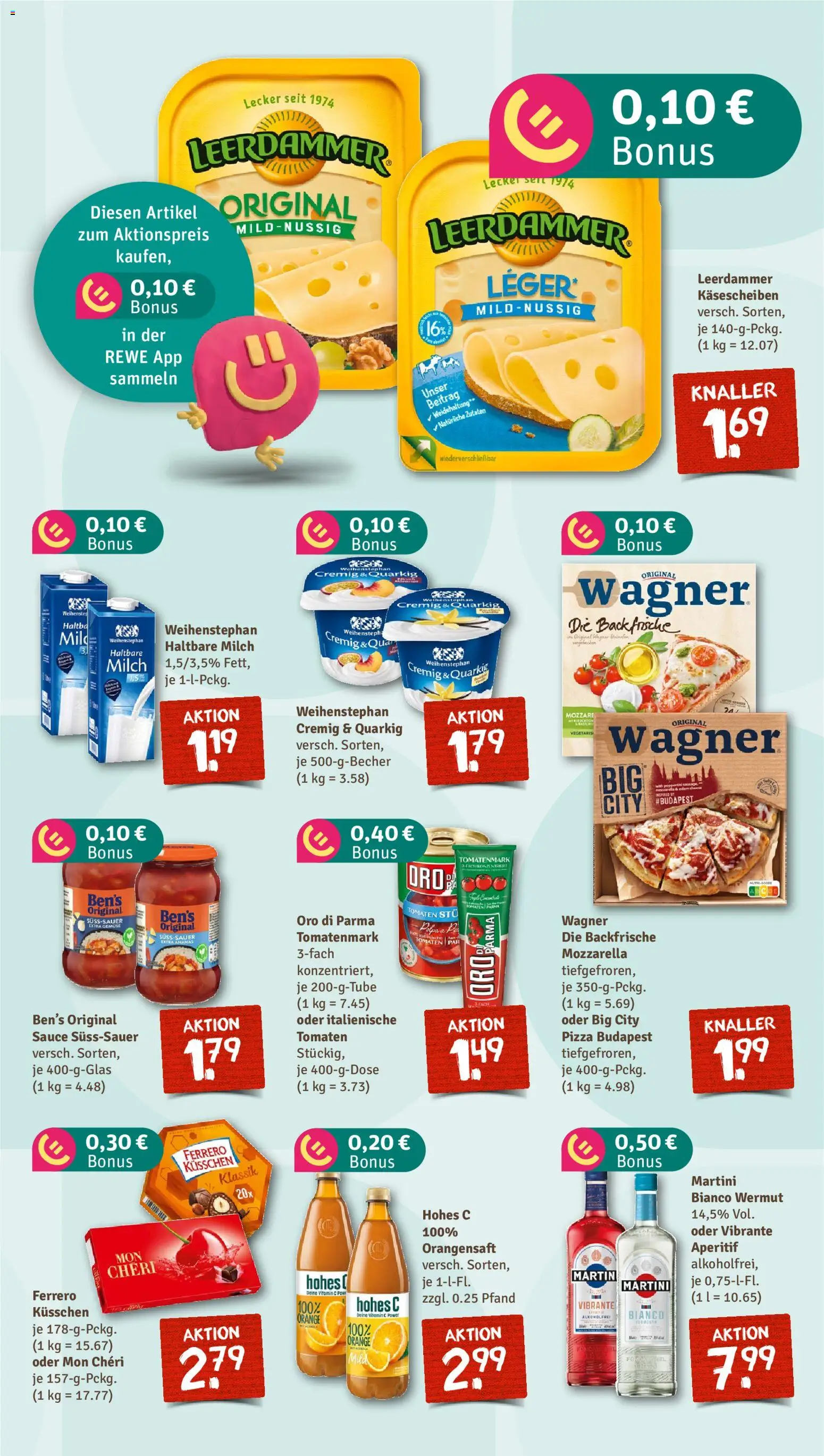 Nahkauf Prospekt – gültig ab 09.11.2025 | Seite: 6 | Produkte: Martini, Haltbare milch, Ananas, Pizza
