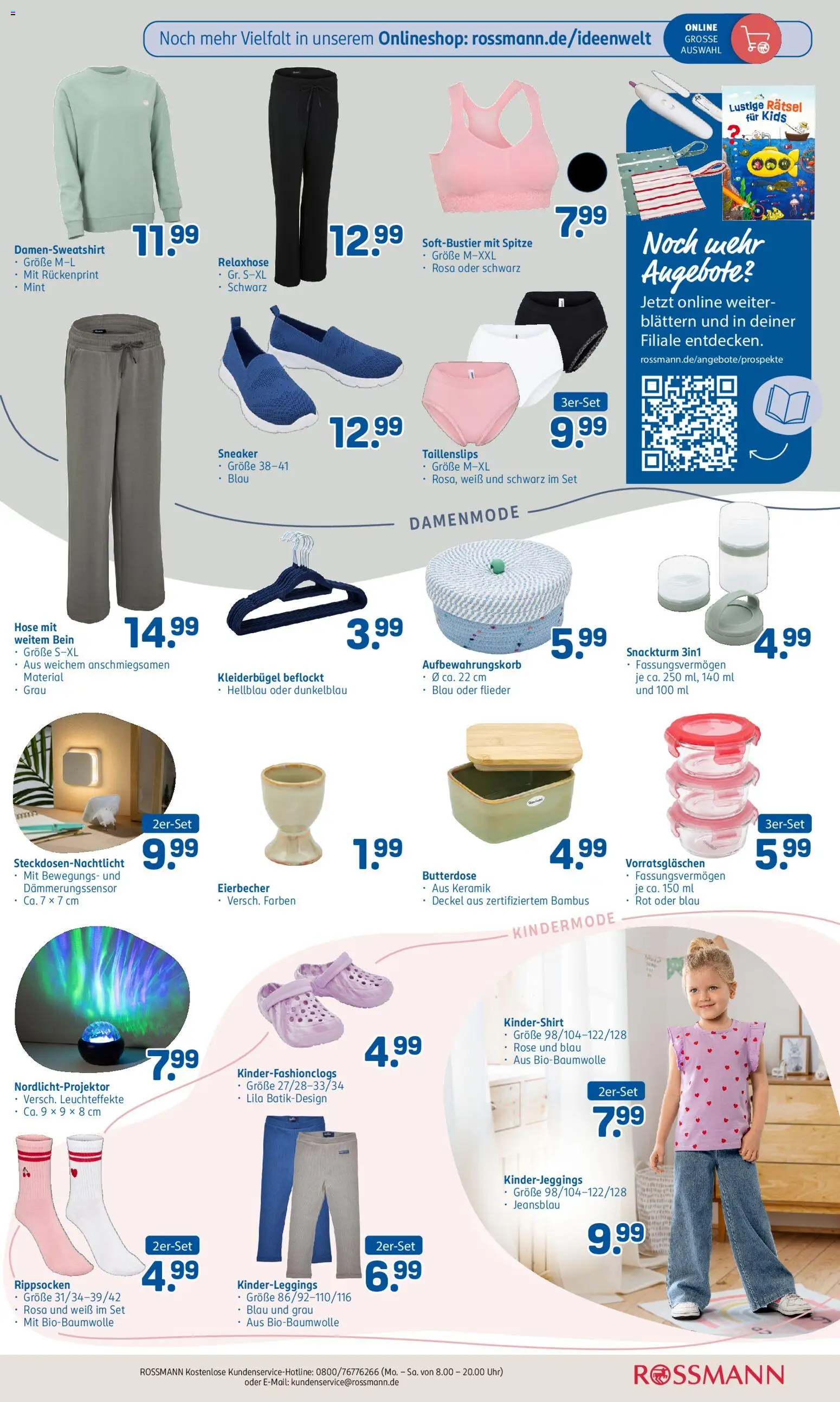 Rossmann Prospekt 	 – gültig ab 27.04.2026 | Seite: 3 | Produkte: Shirt, Sweatshirt, Kleiderbügel, Hose