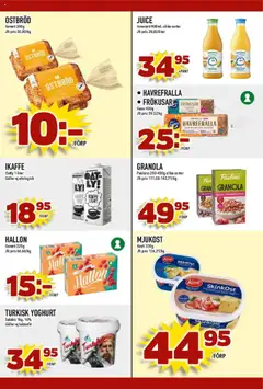 Nya Pulsen reklamblad aktuell från 18.08.2025 | Sida: 16 | Produkter: Galler, Granola, Mjukost, Häll