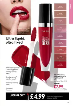 Preview of Oriflame - Offers valid from 04.03.2026 | Page: 85 | Products: Lipstick, Honey