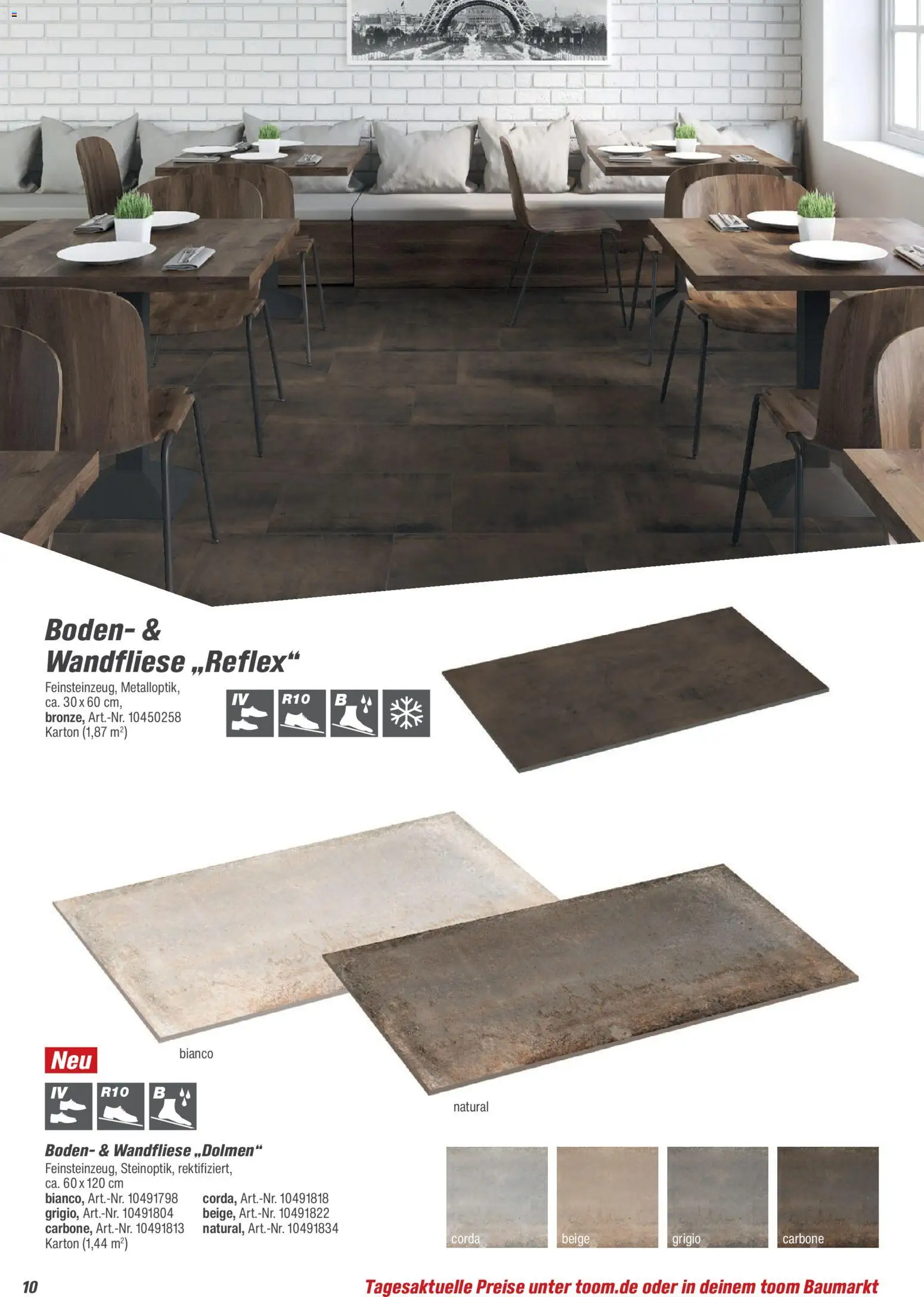Toom Baumarkt Fliesen & Zubehör 2026 – gültig ab 01.01.2026 | Seite: 10