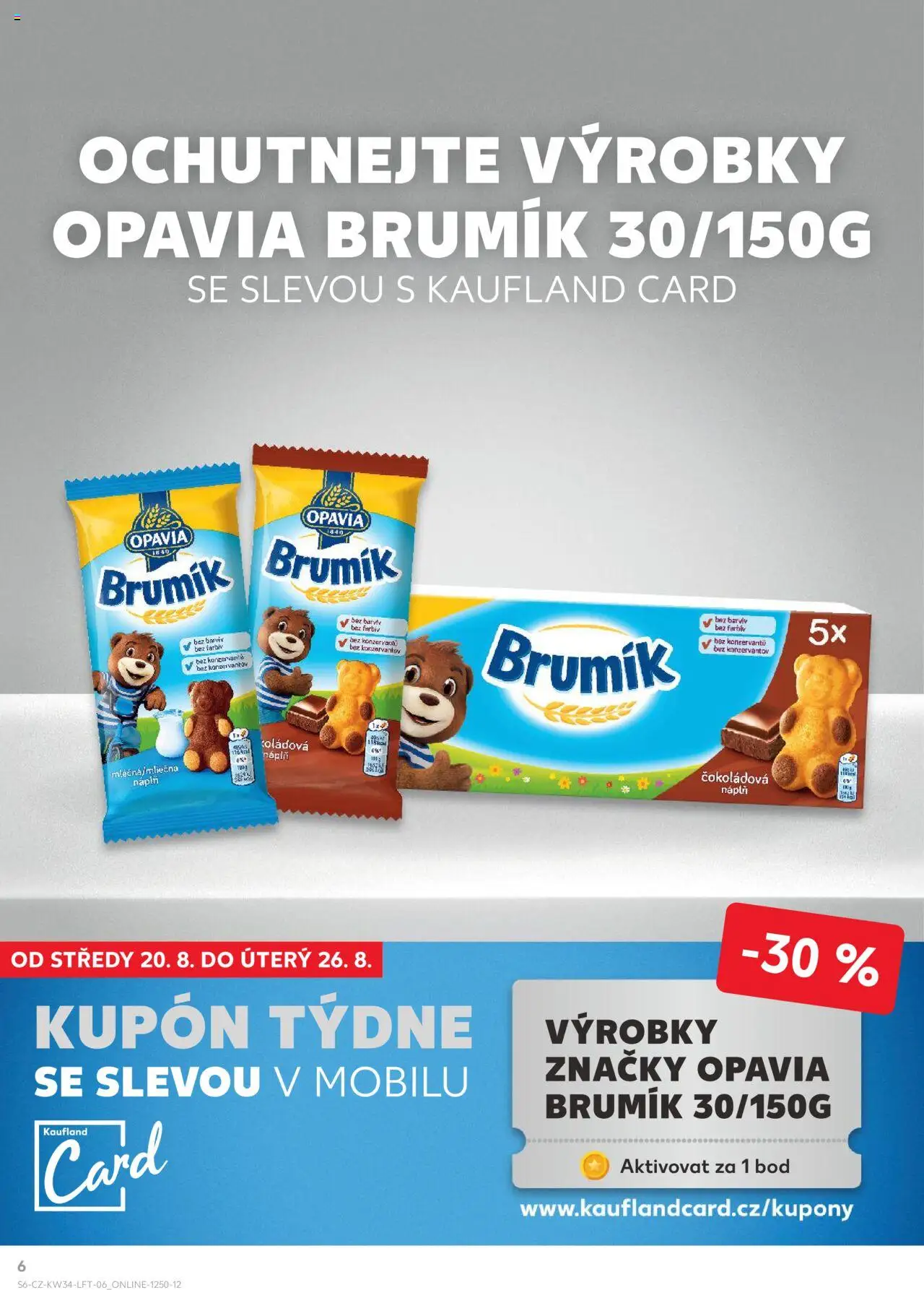 Kaufland leták - Brno od 20.08.2025 | Strana: 6 | Produkty: Brumik