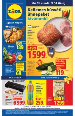 Lidl akciós újság - amely érvényes a következő dátumtól: 01.04.2026