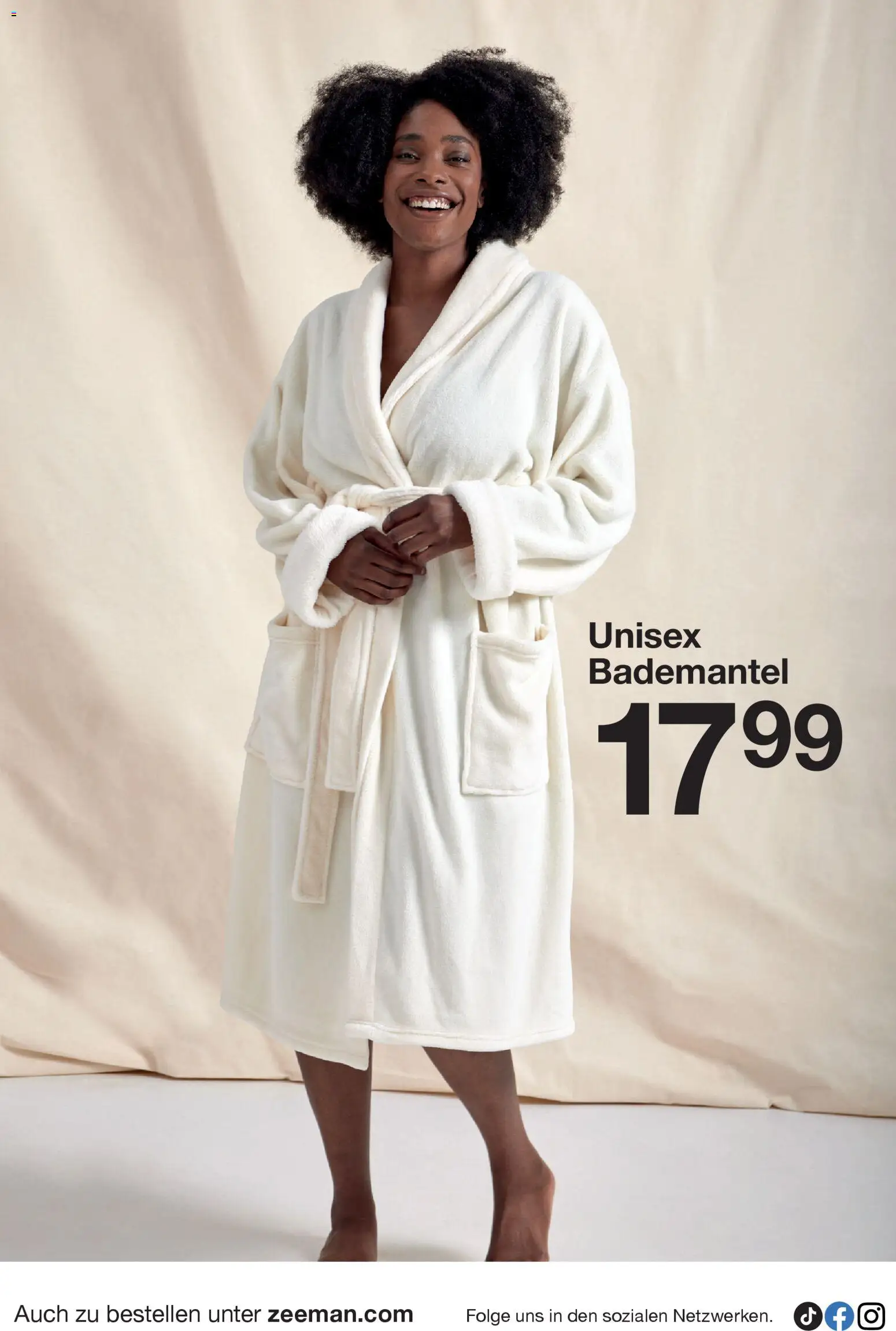 Zeeman Prospekt 	 – gültig ab 13.12.2025 | Seite: 8 | Produkte: Bademantel