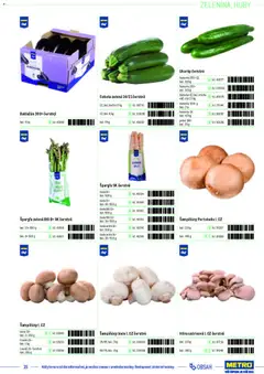 Metro leták platný od 05.12.2025 | Strana: 15 | Produkty: Špargľa, Cuketa, Uhorky