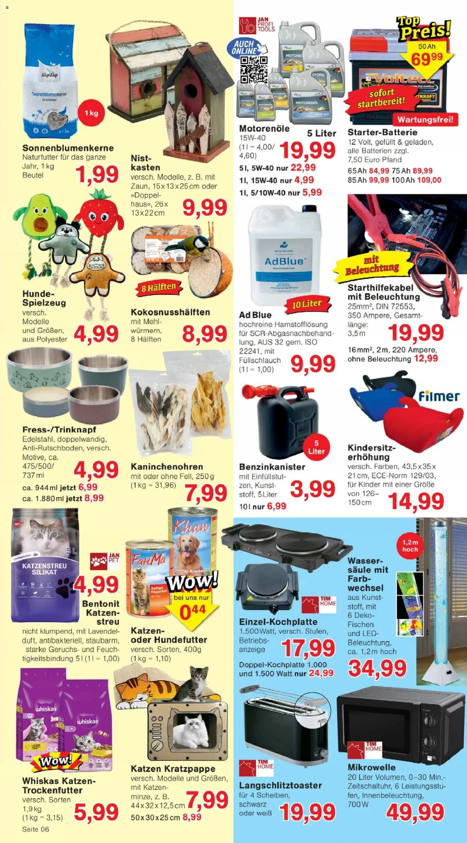 Jawoll Prospekt – gültig ab 02.02.2026 | Seite: 10 | Produkte: Mikrowelle, Mehl, Wasser, Whiskas