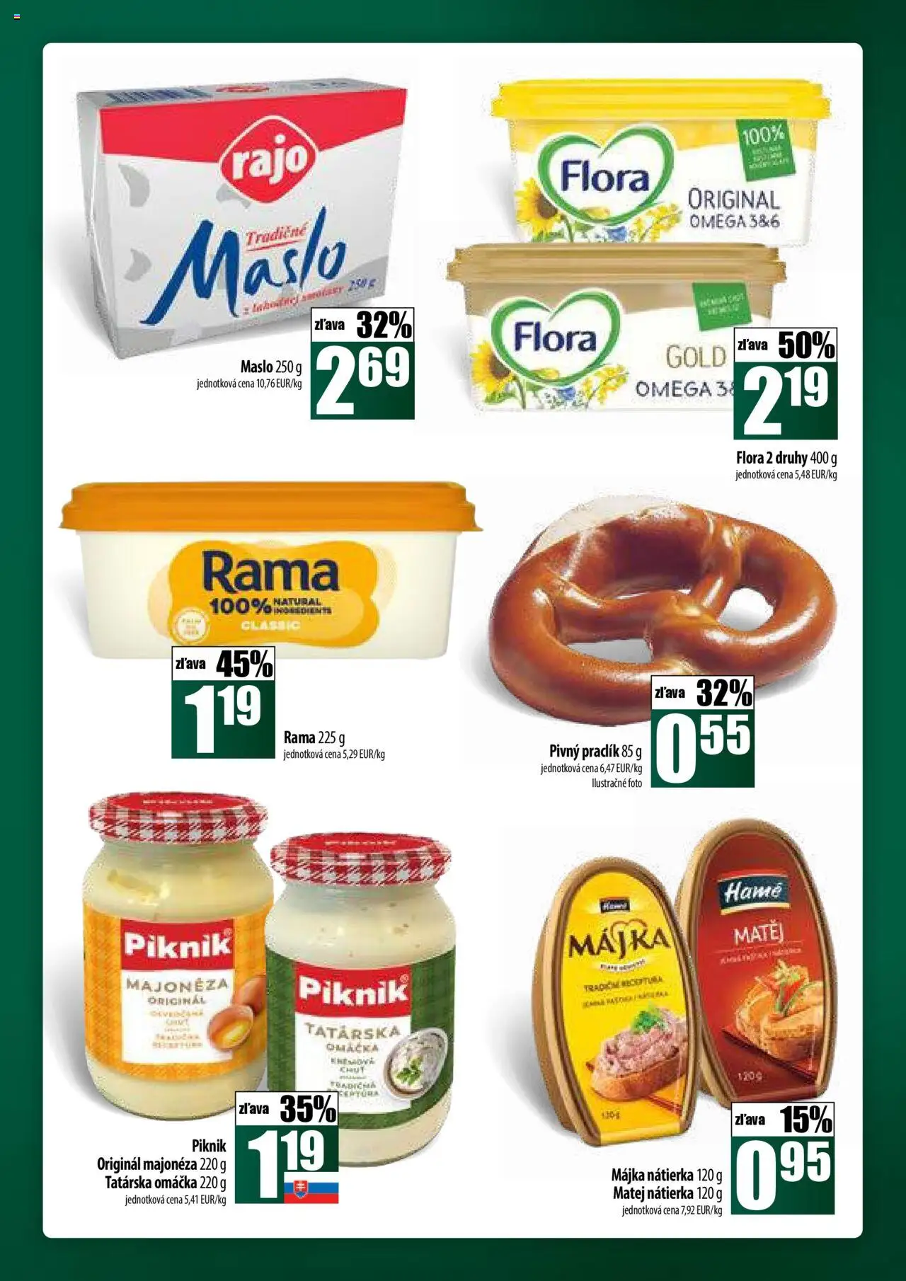 COOP Jednota široká ponuka │ platný od 14.08.2025 | Strana: 17 | Produkty: Maslo, Tatárska omáčka, Omáčka, Rama