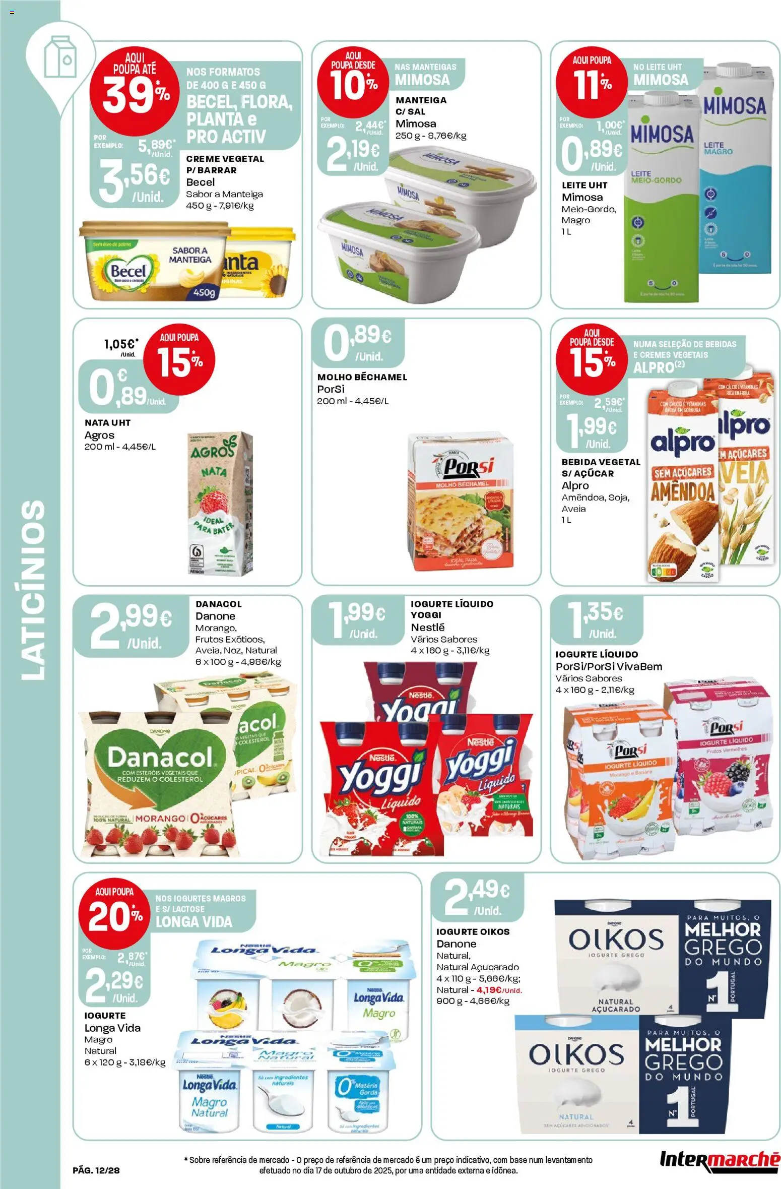 Intermarché Folheto Contact │ válido de 13.11.2025 | Página: 12 | Produtos: Base, Manteiga, Nestlé, Óleo