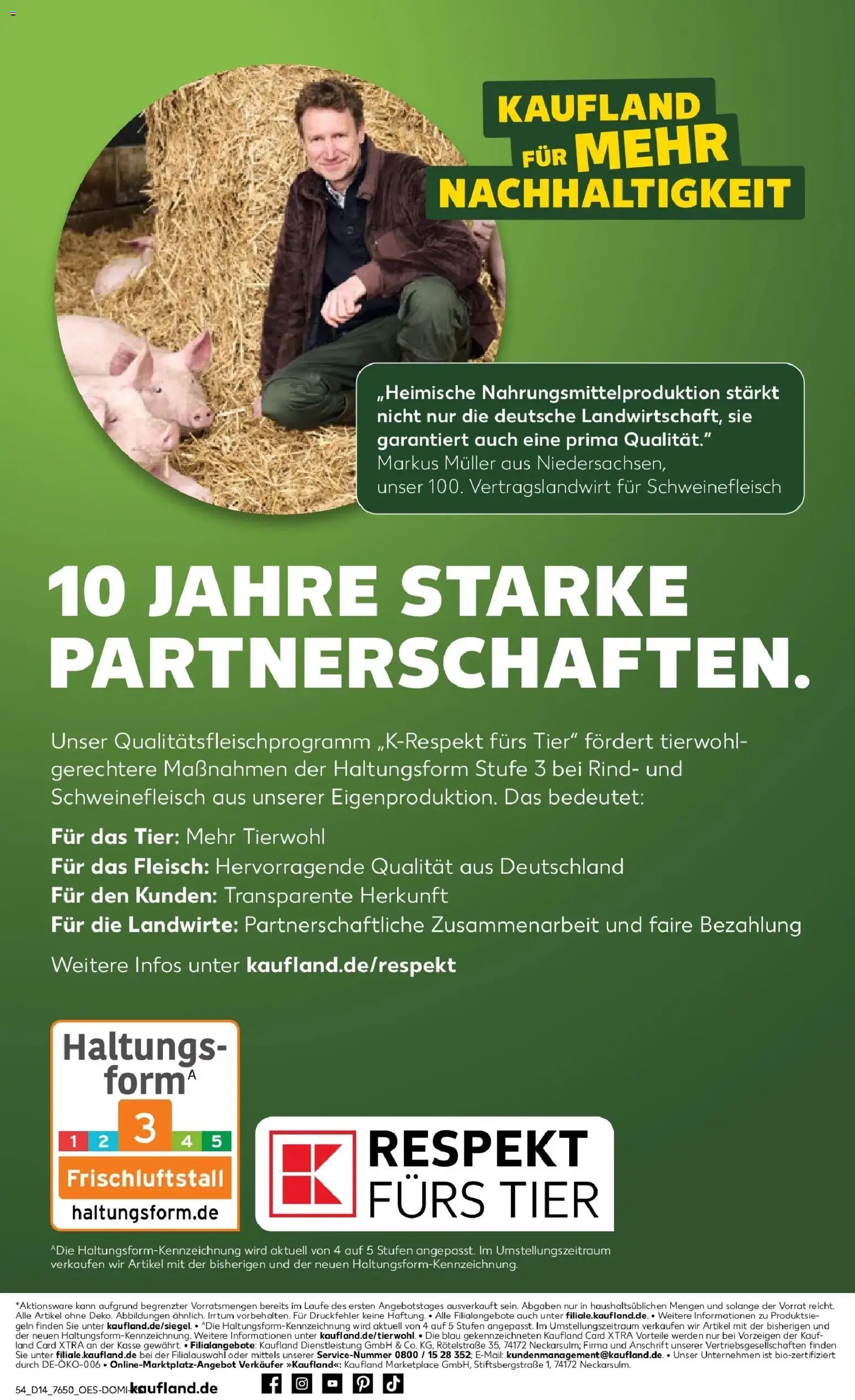 Kaufland Prospekt Weißenburg In Bayern	 – gültig ab 30.03.2026 | Seite: 68 | Produkte: Schweinefleisch, Fleisch