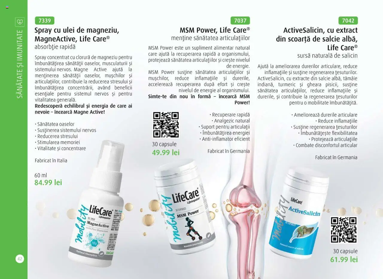 Noul catalog Life Care – valabil de la 01.10.2025 | Pagină: 44 | Produse: Ulei
