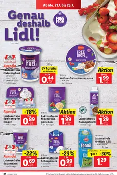Lidl Flugblatt gültig ab 17.07.2025 | Seite: 40 | Produkte: Sauerrahm